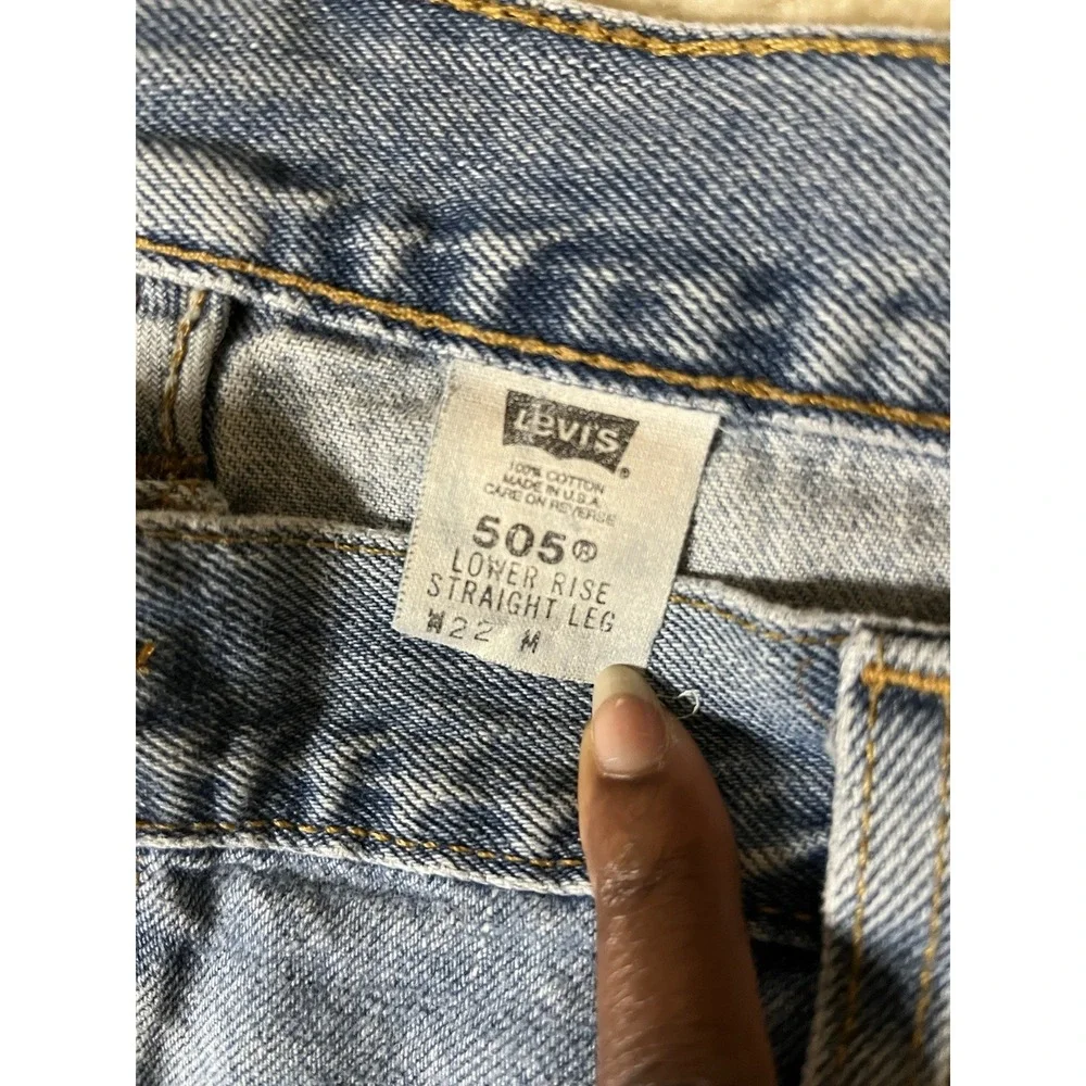 Vintage Levi's 505 Regular Fit Straight Leg Jeans‎ Size 32 X 29